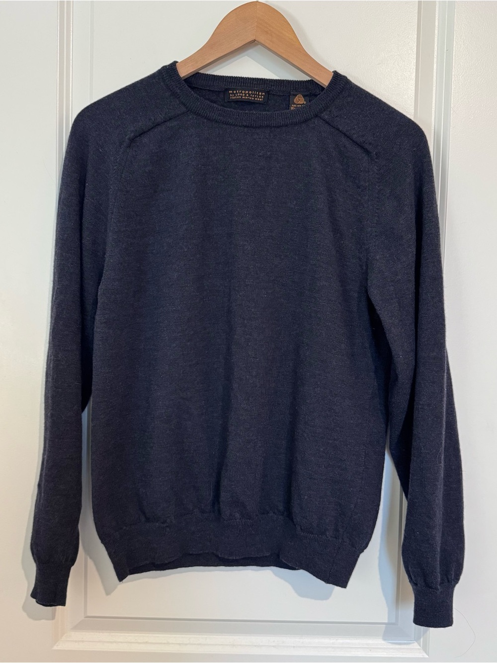 Lord & Taylor Men's Dark Navy Crewneck Sweater